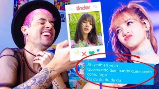 FINGI SER A LISA do BLACKPINK no TINDER | Rafael Benigno