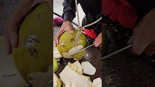 Great skills coconut fruit cutting. #coconut #coconutcutting #shorts #viralvideo #short