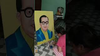 painting baba saheb ambedkar sketch # arts/panting dr.b r ambedkar oil colour/dr b r ambedkar art.