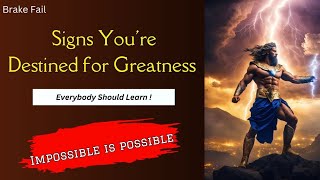 The Writing on the Wall | 7 Signs You're Destined for Greatness