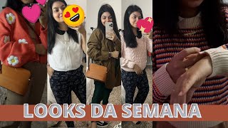 Looks da semana, 7 looks de outono e inverno! Poucas roupas e várias combinações!