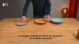 Carton pour 6 assiettes ou plats.