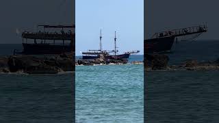 #Pirates avoiding the rocks! #paphos #cyprus