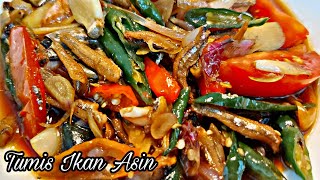 Resep Tumis Ikan Asin | Ikan Asin Pedas | Pembangkit Napsu Makan| Ikan Asin Penghabis Nasi