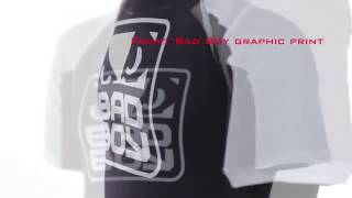 Bad Boy MMA Rash Guard Short Sleeve Black and White)