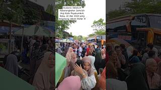 Suasana Sebelum Keberangkatan Jema'ah Haji Dari Kota Payakumbuh #perjalananrasa #hajimabrur