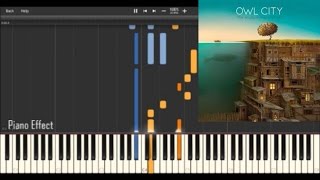 Owl City -  Silhouette (Piano Tutorial Synthesia)