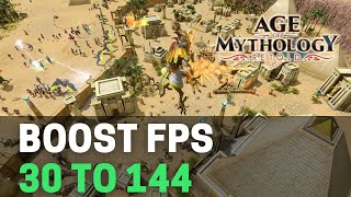 BEST PC Settings for Age of Mythology Retold! (Maximize FPS & Visibility)