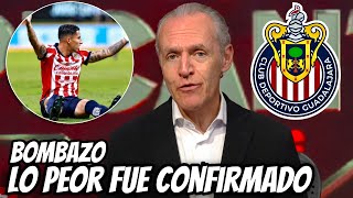 CHIVAS ESTÁ EN ALERTA😨😱 TRAS CONFIRMAR LA PEOR DE LAS NOTICIAS |  ÚLTIMAS NOTICIAS CHIVAS