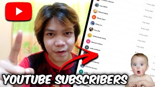 How To See Your Subscribers on Youtube | Paano Makita ang Subscribers sa Youtube |Christian Sumagang