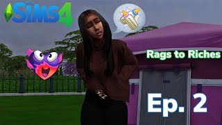 THE SIMS 4| RAGS TO RICHES CHALLENGE Ep. 2|  We’re Pregnant 😱? | Bathroom Hookup & Awkward Date