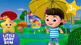 Rainy Day Fun with Umbrellas and Tootson | LittleBabyBum 3 HRS | Moonbug Kids - Cartoons & Toys