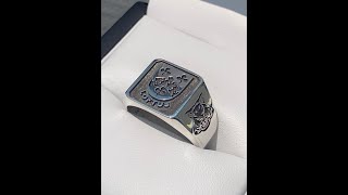 Loftus Family Crest ring