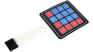 4x4 Matrix keypad module pinout and applications #shorts