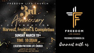 Third Anniversary Service | Haggai 2:9 | Freedom Life Church