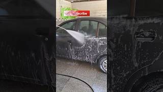 Attractive Pressure Washing of the car 😋🚿#cardetailing #asmr #short