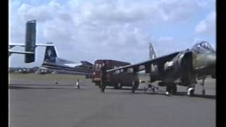 Southend Airshow 1995 - Airport open day movements Part 1 - Harrier Tornado etc