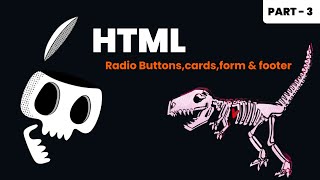 Input & Forms, Radio buttons | HTML Beginner's Course | Part 3 | Goose - The Coding Cat