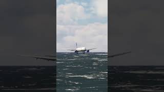 Best Landing Boeing 777 landing At Lisbon Airport mFs2020 #shorts