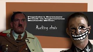 Fegelein's Screamer Prank on Inglorious Basterds Hitler: Rocking Chair