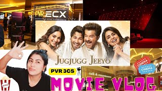 After ages I watched a movie in theater 😜Jug Jug Jeeyo | Lajpat Nagar PVR 3cs Movie Hall- Rituals