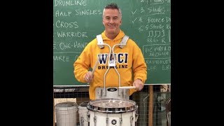 Sea Cadets Beginner Drumline "MARINE" pattern (Joe Cullen)