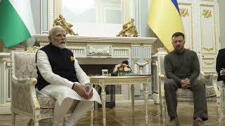 Modi Urges Peace Talks in Meeting with Zelensky, Offers India's Support.