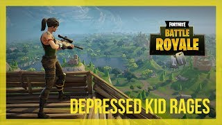 (2018) Fortnite: Depressed Kid Rages!