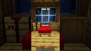 MINECRAFT : SMALLEST BASES AT EVERY AGE🤯 (WORLD'S SMALLEST VIOLIN) #minecraft #shorts