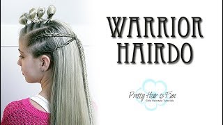 FIERCE WARRIOR BRAIDS HAIRSTYLE!