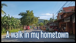 An afternoon walk from Crossing Awang to Tenorio Street, Maguindanao.