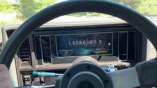 1987 Buick Grand National acceleration run, windows up