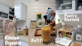 Refill dan Stock makanan Di Dapur/ Kitchen Pantry Organize