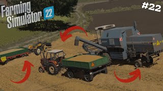 Ogromne żniwa pszenicy i owsa..😱URSUS'y POWER🔥Ile posypało zboża?🌾"Polska Wieś" #22 [SEZON1] FS22