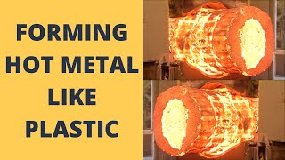 ULTRA STRONG AND EFFICIENT HOT METAL FORMING MACHINES | FORMING HOT METAL LIKE PLASTIC 😲