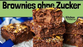 Brownies ohne Zuckerzusatz I Naschen ohne schlechtes Gewissen!