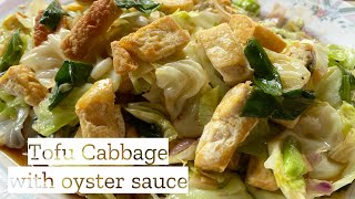 Stir Fry Tofu and White Cabbage | Tofu Lovers | Tipid Ulam of the Day