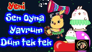 🎈🥁🧿🍭SEN OYNA YAVRUM DÜM TEK TEK (Anneler bebekler oynasın)(yeni çocuk şarkısı)👶💃💃