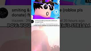 POV: You MISSED Hazem's Stream 😭 #shorts #fyp #foryou #foryoupage #roblox #viral