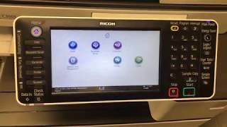 Changing Ricoh tray settings to allow for printing multiple paper types from the same tray