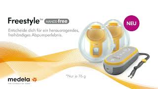 Freestyle™ Hands-free: Anatomisches Design, 3 Teile zu reinigen und ultraleicht.