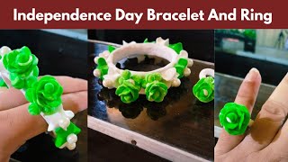 Independence Day Bracelet & Ring Tutorial | DIY Clay Jewelry Craft"