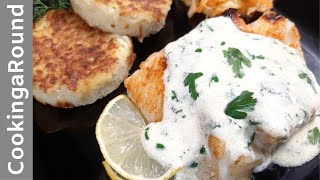 Halibut With Parsley Sauce  Recipe