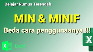 Rumus MIN & MINA dalam Excel