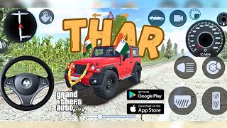 dollar ( song ) modified mahindra Red thar 👿 | indian cars simulator 3d | android gameplay | Thar