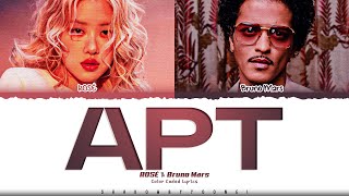 ROSÉ & Bruno Mars 'APT.' Lyrics (로제 APT 가사) [Color Coded Han_Rom_Eng] | ShadowByYoongi