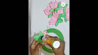 Lotus making using paper#Paper craft#Youtube shorts#Viral