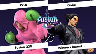 Fusion # 228 - LVL6 (Little Mac) vs Gobe (Kazuya) - Winners Round 1