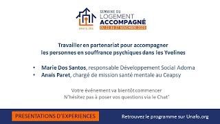 Semaine du logement accompagné 2020 -  Partenariat pr accompagner les pers. en souffrance psychique