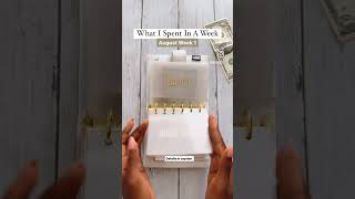 What I Spent in a Week | August Week 1